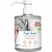 Crème lavante mains peaux sensibles PENSÉE TENDRE - Flacon à pompe 500ml