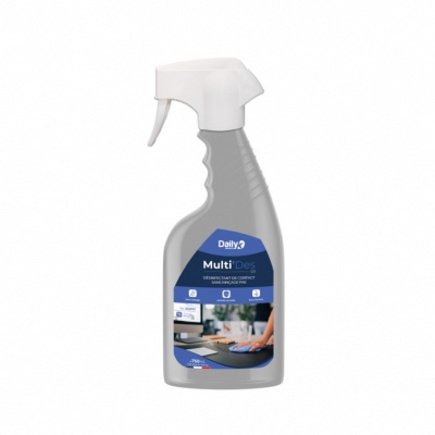 Désinfectant surfaces sans rinçage (contact alimentaire) - MULTI'DES SR Daily K - Spray 750ml