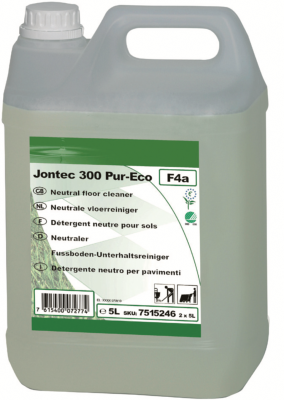 Détergent neutre peu moussant pour sols protégés - TASKI JONTEC 300 PUR-ECO - Bidon 5l