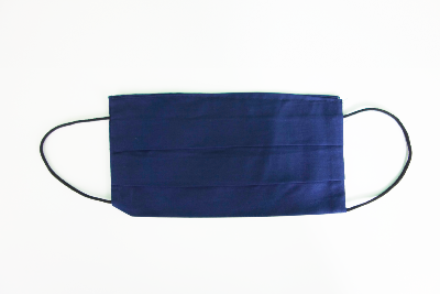 Masque en tissu - Bleu marine - A l'unité 