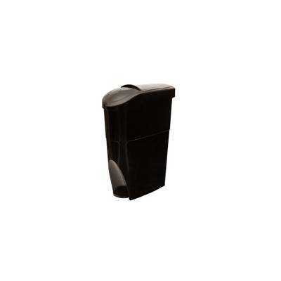 Poubelle hygiène féminine - SERENA Noir - 22L