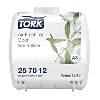 Recharge parfum 30 ml pour Désodorisant permanent TORK A3 - Colis de 6