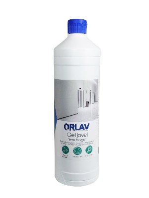 Gel WC javellisé - Virucide - ORLAV - Bidon 1L