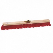 Balai cantonnier 80 cm - Support bois - Douille métal inclinée