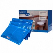 Désinfectant désodorisant en poudre sanitaire - SANIX 3D - Lot de 12