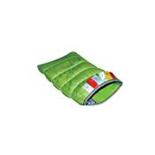 Gant microfibre vert  vitre - DELTA - 14 x 26 cm 200gr/m - Sachet de 2 gants