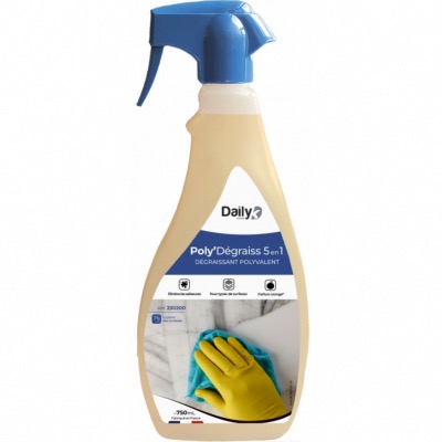 Dégraissant polyvalent 5 en 1 - POLY'DEGRAISS Daily K - Spray 750ml