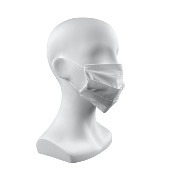 Masque en tissu - Blanc - A l'unité 