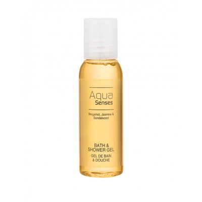Gel bain et douche 35ml - AQUA SENSES - Carton de 300 flacons