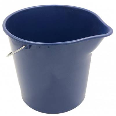 Seau rond bleu 13L - Economique