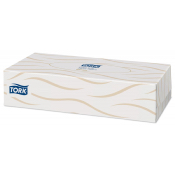 Mouchoirs blanc extra doux - 2 plis - Tork F1 - 30 boîtes de 100 feuilles