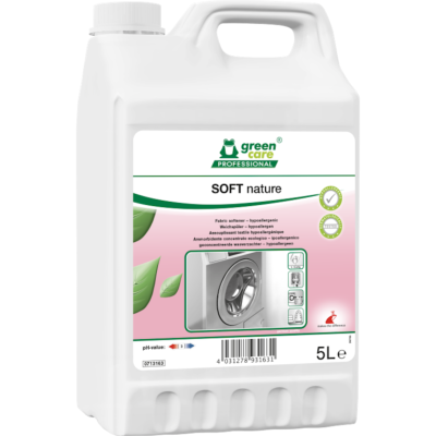 Assouplissant textile - SOFT NATURE GREENCARE - Bidon de 5L
