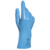 Gant latex L 33cm - MAPA JERSETTE 300 bleu - 1 paire (6 à 10)