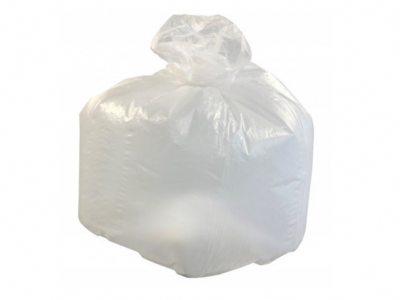 Sac Poubelle 30L Blanc - 25 microns - Carton de 500 Sacs