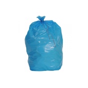 Sac Poubelle 30L Bleu - 11 microns - Carton de 500 Sacs