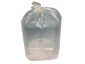 Sac Poubelle 50L Transparent - 14 microns - Carton de 500 Sacs