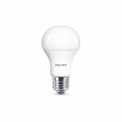 Ampoule LED standard dépolie PHILIPS - E27 11-75W - 3000K