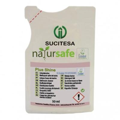Nettoyant sanitaire - NATURSAFE SHINE ECOLABEL - Colis de 16 dosettes 33ml et 1 pulvérisateur