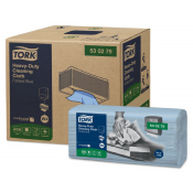 Chiffon de nettoyage pli bleu ultra rsistant TORK W4 - Colis de 420 formats