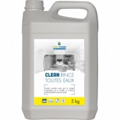 Liquide de rinçage machine eaux dures - CLEAN RINCE - Bidon 5l