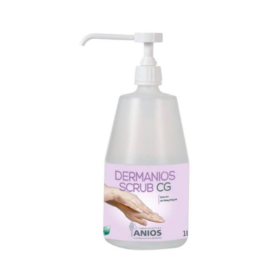 Savon antiseptique DERMANIOS SCRUB CG - Flacon 1l à pompe