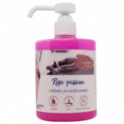 Crème lavante mains douce - Parfum floral - Flacon 500ml à pompe