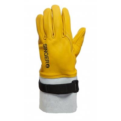 Sur-Gants de protection electricien en cuir de bovin - Une paire (taille de 9 à 10)