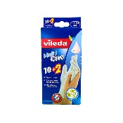 Gants latex multi care non poudré - Vileda - Boîte de 10+2