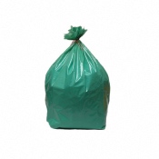 Sac Poubelle 110L Vert - 30 microns - Carton de 200 Sacs