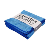 Lavette microfibre multi-usages format 38 x 38cm - Lot de 5