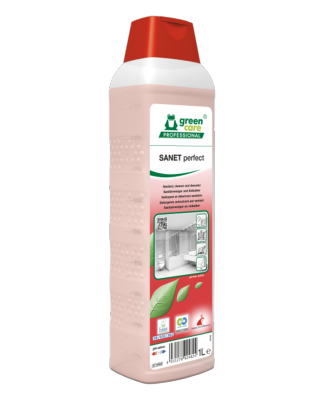 Détartrant sanitaires Ecolabel - SANET PERFECT - Bidon de 1L