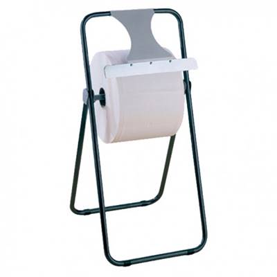 Distributeur sur pieds pour bobine industrielle essuyage