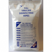 Lingettes désinfectantes virucides mains et surfaces - Sachet de 200