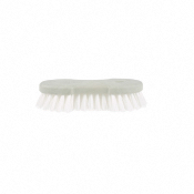 Brosse de lavage violon nylon blanc-gris - Support plastique recyclé 