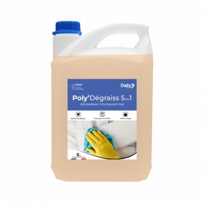 Dégraissant polyvalent 5 en 1 - POLY'DEGRAISS Daily K - Bidon 5l