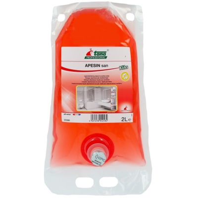 Nettoyant désinfectant sanitaires APESIN SAN - Lot de 2 poches de 2l