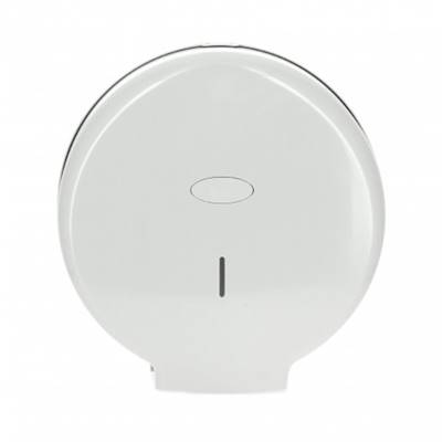 Distributeur Papier Hygiénique Rouleau - Maxi Jumbo - ABS Blanc