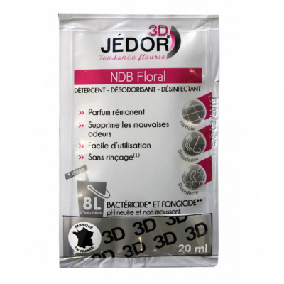 Dosettes Jedor 3D détergent sans rinçage 20ml - Carton de 250