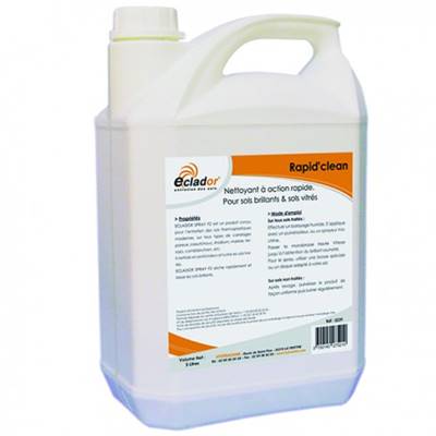 Nettoyant sols brillants et vitrés RAPID'CLEAN - Bidon 5L