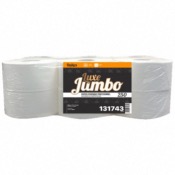 Papier hygiénique 3 plis Pure Ouate blanc - JUMBO LUXE 250 - Colis de 6 rouleaux