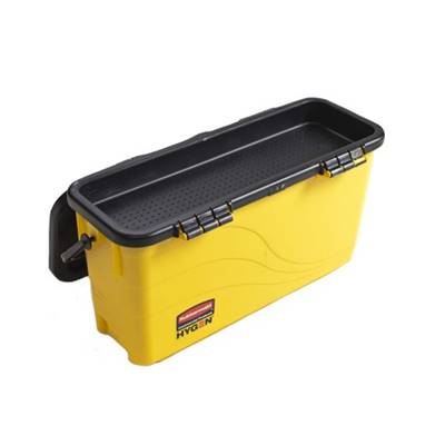 Seau de désinfection avec couvercle et grille - RUBBERMAID