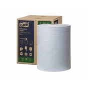 Chiffon de nettoyage bleu TORK W1 - Bobine de 400 formats