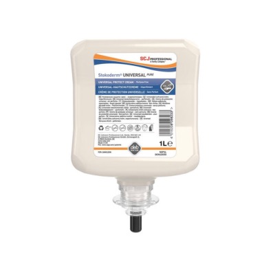 Crème de protection cutanée STOKODERM UNIVERSAL PURE - Carton de 4 recharges 1L
