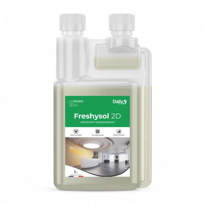 Détergent surodorant sols et surfaces FRESHYSOL 2D - Bidon doseur 1l