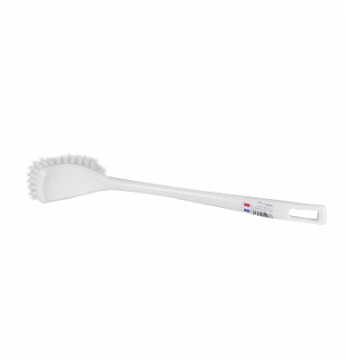 Brosse WC coudée - Monture blanche ou autre couleur