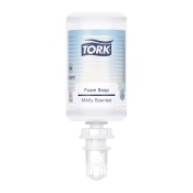Savon mousse doux TORK PREMIUM S4 - Carton de 6 recharges 1l