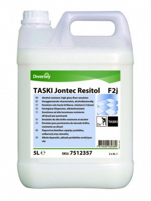 Emulsion haute brillance pour sols résistant à l'alcool et aux désinfectants - TASKI JONTEC RESITOL - Bidon 5l