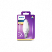 Ampoule LED flammes PHILIPS - E14 5,5-40W - 2700K