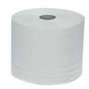 Bobine industrielle d'essuyage 1000 formats recyclée blanc 2 plis 24x22cm - Colis de 2 bobines