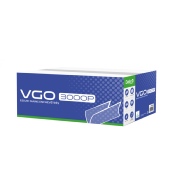 Essuie-mains pliés en V - 2 plis gaufrés - Pure ouate Blanc Ecolabel - Carton de 3000 feuilles
